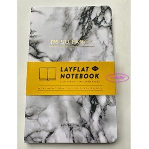 Denik Marble Print I'M SO FANCY Lined Notebook NWT